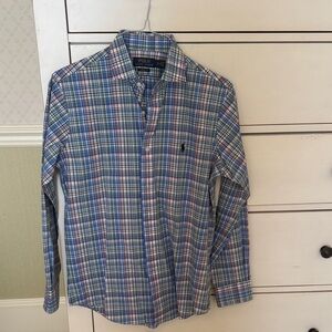 Polo by Ralph Lauren Men's Multicolor Plaid Long Sleeve Button Shirt
